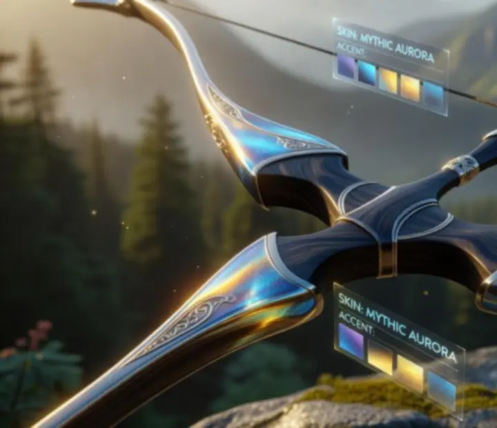 Personalizacja łuków i wyposażenia w Arrow Valley z delikatnymi, naturą inspirowanymi zdobieniami