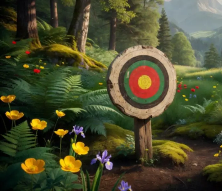 Ukryta polana w tajnej lokacji Doliny Strzał w Arrow Valley